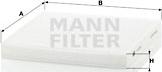 Mann-Filter CU 2132 - Filter, interior air onlydrive.pro