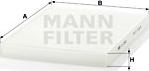 Mann-Filter CU 2882 - Фильтр воздуха в салоне onlydrive.pro