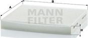 Mann-Filter CU 2362 - Filtras, salono oras onlydrive.pro