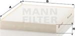 Mann-Filter CU 23 003 - Filtras, salono oras onlydrive.pro