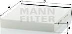 Mann-Filter CU 2240 - Filtras, salono oras onlydrive.pro