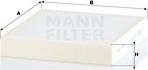 Mann-Filter CU 22 034 - Filter, interior air onlydrive.pro