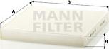 Mann-Filter CU 27 008 - Suodatin, sisäilma onlydrive.pro