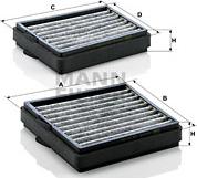 Mann-Filter CUK 20 000-2 - Filtras, salono oras onlydrive.pro