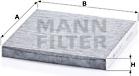 Mann-Filter CUK 22 021 - Filter, interior air onlydrive.pro