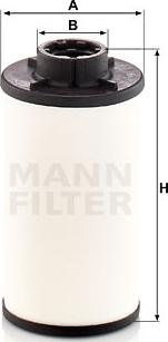 Mann-Filter H 6003 Z - Hydraulic Filter, automatic transmission onlydrive.pro