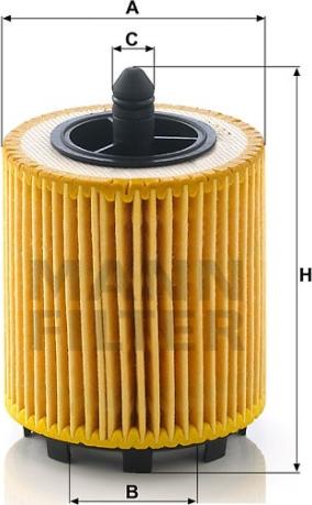 Mann-Filter HU 69/2 x - Oil Filter onlydrive.pro