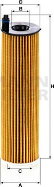 Mann-Filter HU 6020 z - Oil Filter onlydrive.pro