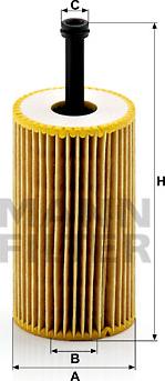 Mann-Filter HU 612 x - Oil Filter onlydrive.pro