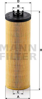 Mann-Filter HU 842 x - Oil Filter onlydrive.pro