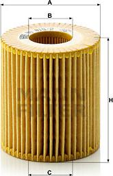 Mann-Filter HU 815/2 x - Eļļas filtrs onlydrive.pro