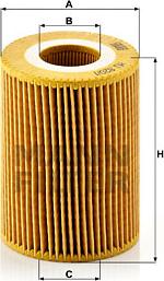 Mann-Filter HU 820/1 y - Oil Filter onlydrive.pro