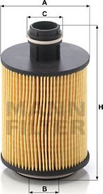 Mann-Filter HU 7004/1 x - Oil Filter onlydrive.pro