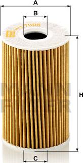 Mann-Filter HU 7008 z - Oil Filter onlydrive.pro