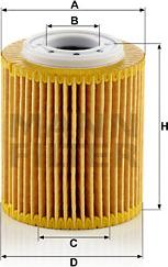 Mann-Filter HU 7032 z - Oil Filter onlydrive.pro