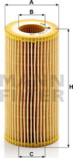 Mann-Filter HU 719/6 x - Oil Filter onlydrive.pro