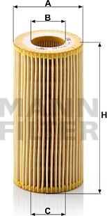 Mann-Filter HU 719/8 y - Масляный фильтр onlydrive.pro