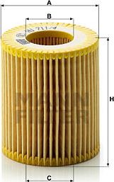 Mann-Filter HU 711/4 x - Oil Filter onlydrive.pro