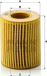 Mann-Filter HU 711 x - Oil Filter onlydrive.pro