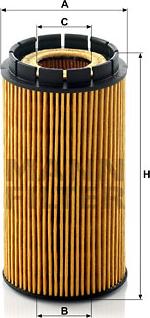 Mann-Filter HU 718/2 x - Oil Filter onlydrive.pro