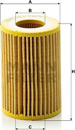 Mann-Filter HU 712/9 x - Oil Filter onlydrive.pro