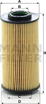 Mann-Filter HU 712/10 x - Oil Filter onlydrive.pro