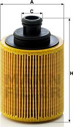 Mann-Filter HU 712/7 x - Oil Filter onlydrive.pro