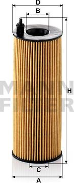 Mann-Filter HU 721/5 x - Eļļas filtrs onlydrive.pro