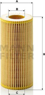 Mann-Filter HU 721/2 x - Oil Filter onlydrive.pro