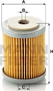 Mann-Filter P 609 - Fuel filter onlydrive.pro