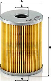 Mann-Filter P 810 x - Fuel filter onlydrive.pro