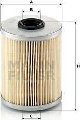 Mann-Filter P 718 x - Fuel filter onlydrive.pro