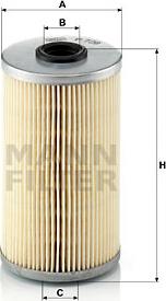 Mann-Filter P 726 x - Degvielas filtrs onlydrive.pro