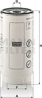 Mann-Filter PL 420/7 x - Fuel filter onlydrive.pro