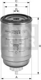 Mann-Filter WK 82 - Fuel filter onlydrive.pro