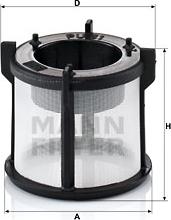 Mann-Filter PU 51 x - Degvielas filtrs onlydrive.pro