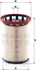 Mann-Filter PU 8008/1 - Polttoainesuodatin onlydrive.pro