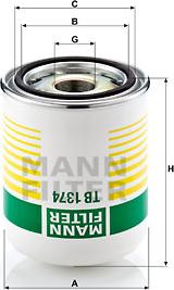 Mann-Filter TB 1374 x - Ilmankuivaus patruuna, paineilmalaite onlydrive.pro