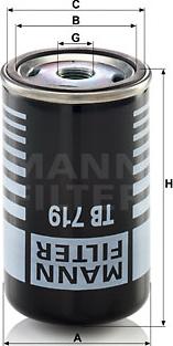 Mann-Filter TB 719 - Ilmankuivaus patruuna, paineilmalaite onlydrive.pro