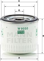 Mann-Filter W 9050 - Eļļas filtrs onlydrive.pro