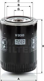 Mann-Filter W 9066 - Oil Filter onlydrive.pro