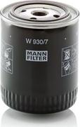 Mann-Filter W 930/7 - Масляный фильтр onlydrive.pro