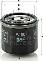 Mann-Filter W 6011 - Oil Filter onlydrive.pro