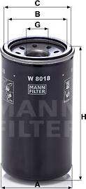 Mann-Filter W 8018 - Õlifilter onlydrive.pro