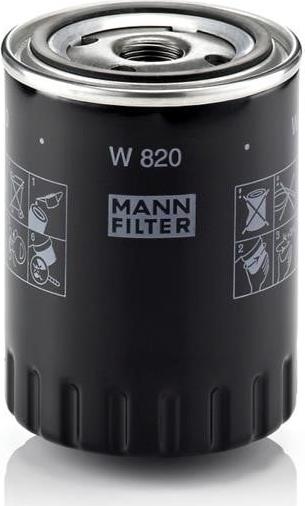 Mann-Filter W 820 - Oil Filter onlydrive.pro