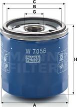 Mann-Filter W 7056 - Oil Filter onlydrive.pro