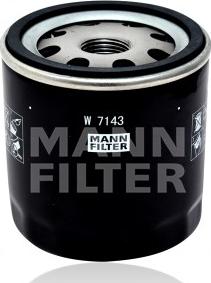 Mann-Filter W 714/3 - Eļļas filtrs onlydrive.pro