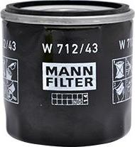 Mann-Filter W 712/43 - Oil Filter onlydrive.pro