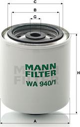 Mann-Filter WA 940/1 - Coolant Filter onlydrive.pro