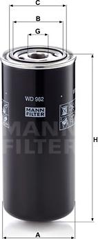 Mann-Filter WD 962 - Oil Filter onlydrive.pro